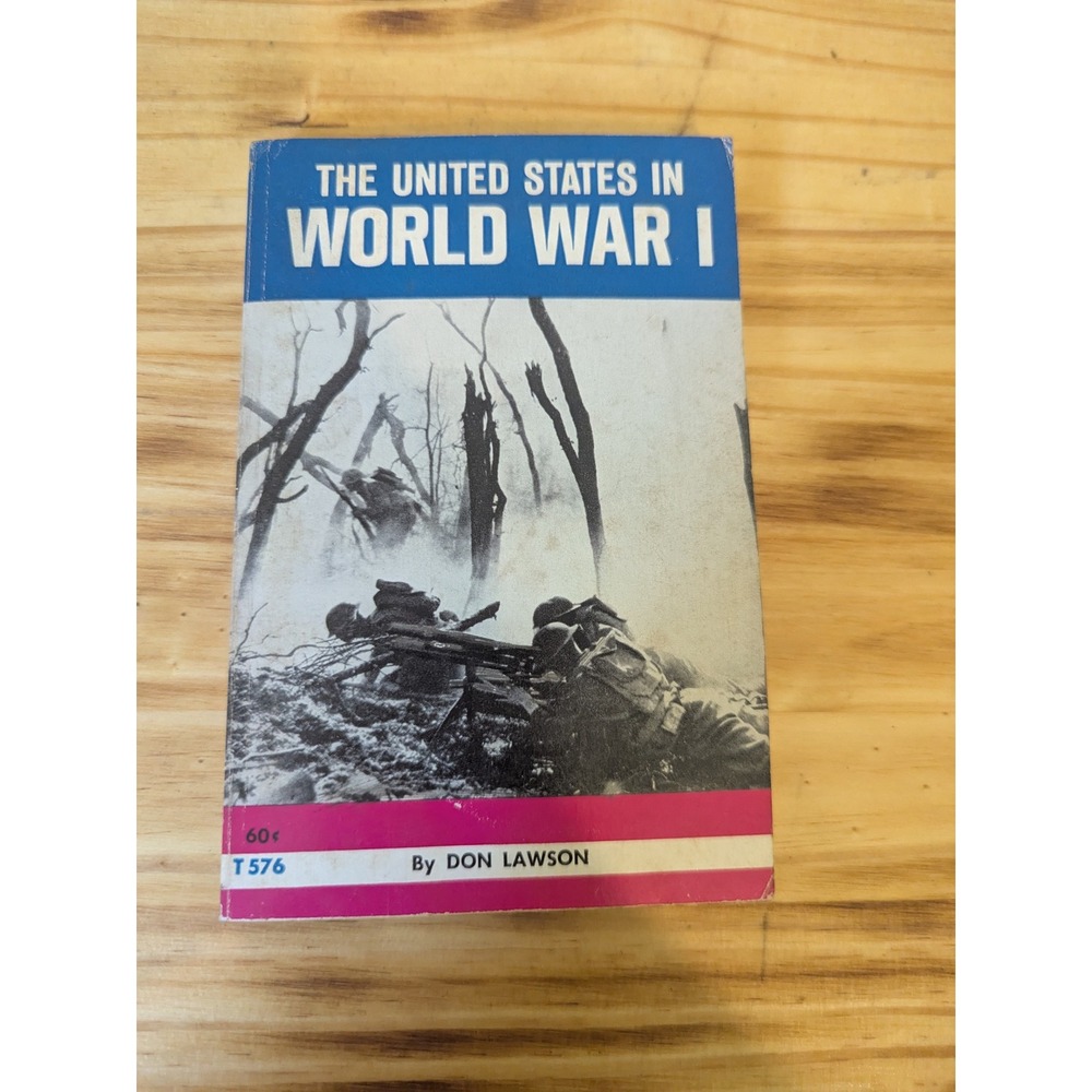 Vtg The United States in World War I Lawson Paperback Book 1964
